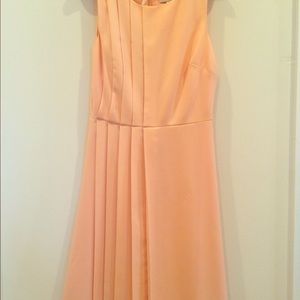 J. Crew Super 120s pleated A-line dress